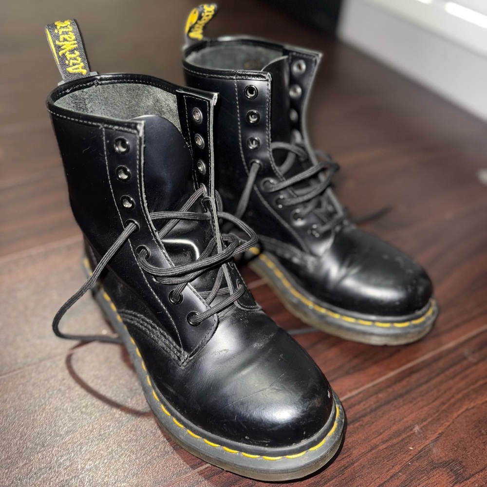 Classic Black Doc Martens 1460 Boots